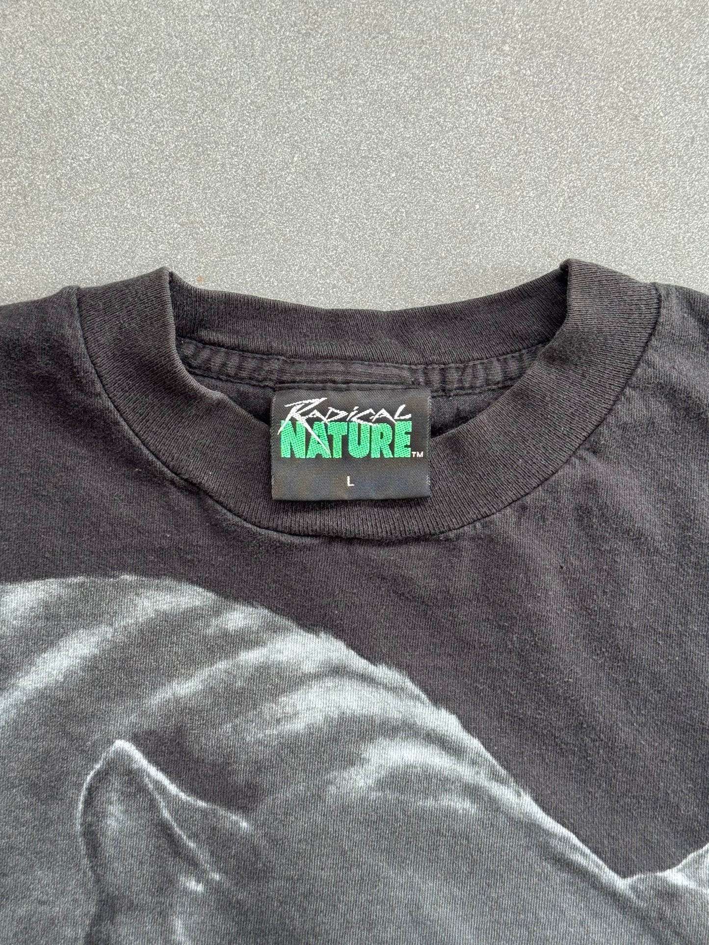 VINTAGE BLACK PANTHER MEGA PRINT TEE (RADICAL NATURE TAG)