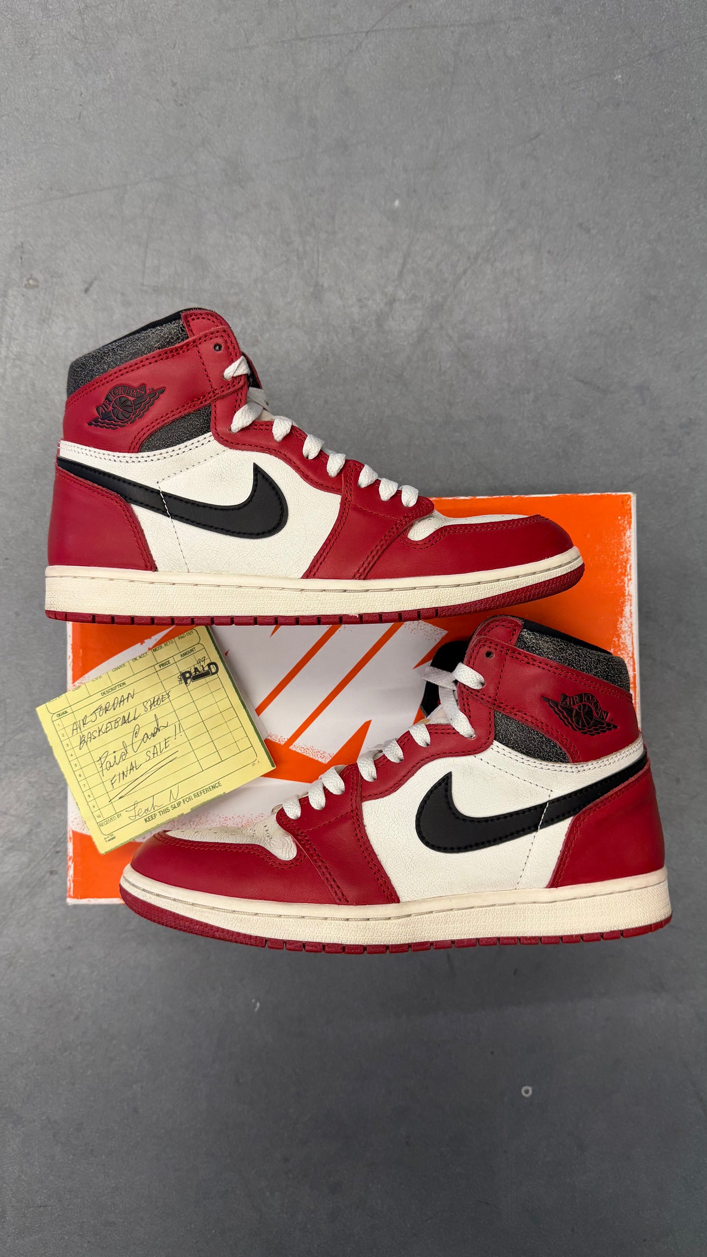 2022 JORDAN 1 RETRO HIGH OG CHICAGO LOST AND FOUND