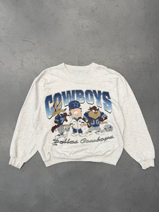 1994 DALLAS COWBOYS LOONEY TUNES CREWNECK (PULLED TAG)