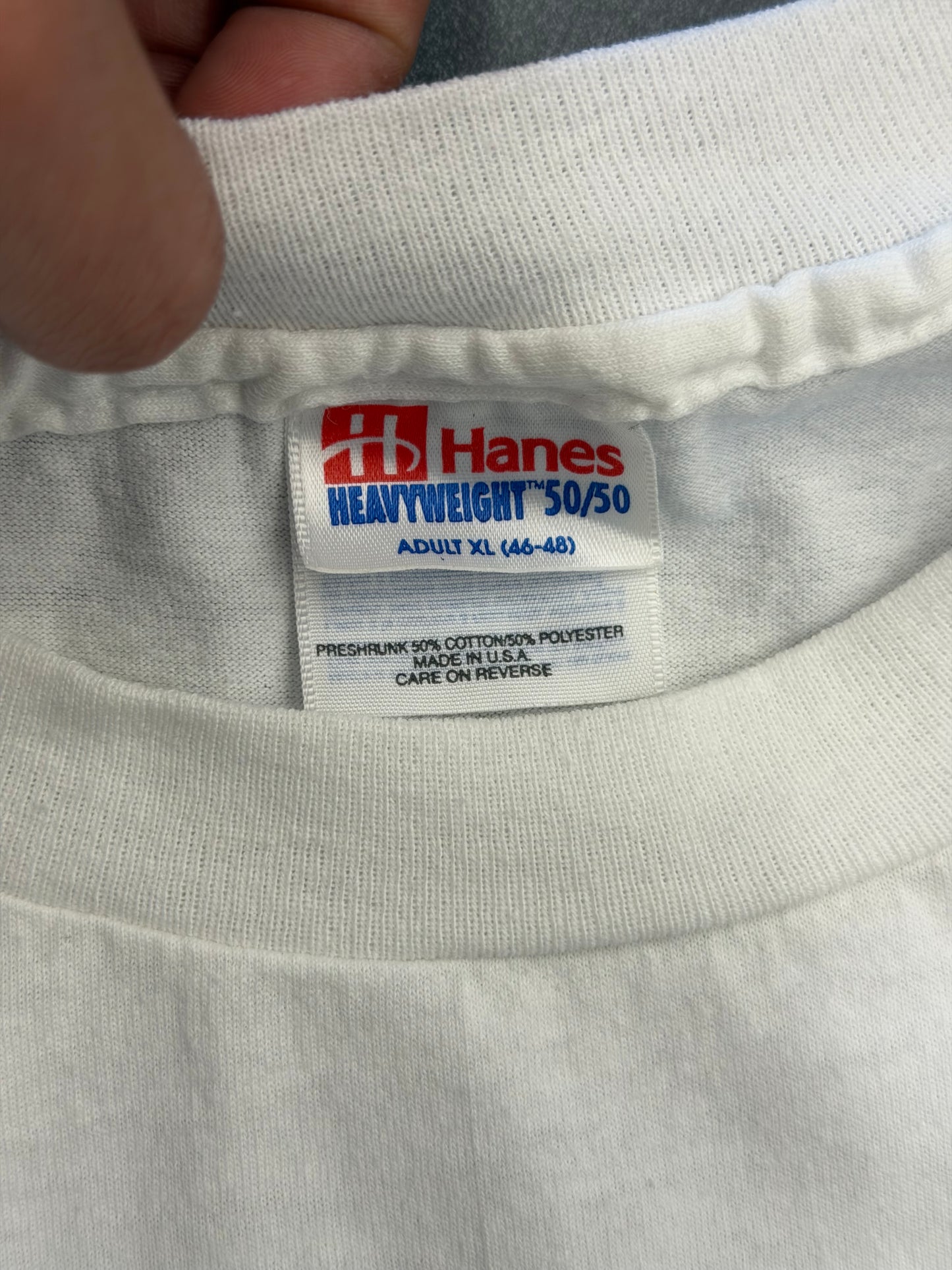 1994 SANTA WHOOP HERE IT IS POSTAL SERVICE TEE (HANES HEAVYWEIGHT TAG)