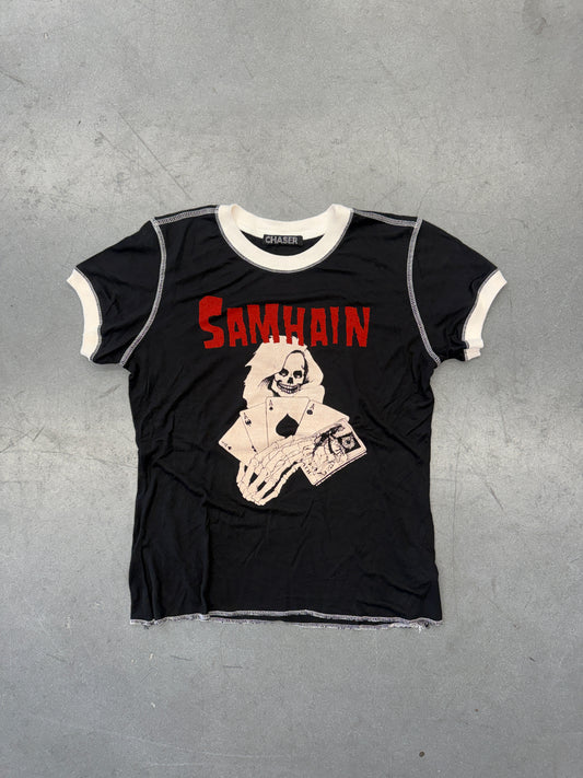 2006 YOUTH SAMHAIN DEALER REAPER RINGER TEE (CHASER TAG)
