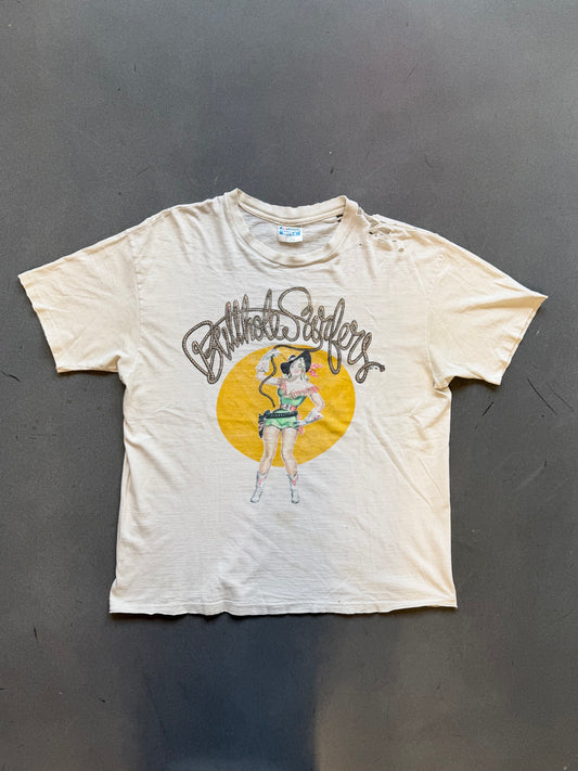 1988 FRANK KOZIK BUTTHOLE SURFERS COWGIRL DISTRESSED TEE (HANES BEEFY TAG)
