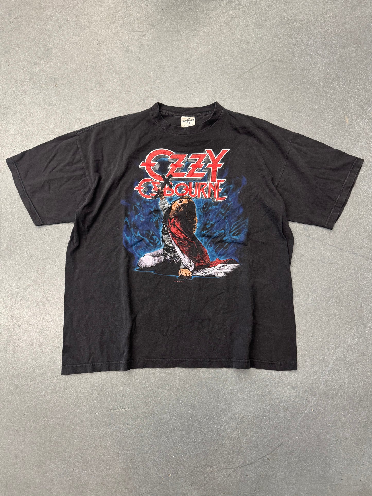 1991 OZZY OSBOURNE BLIZARD OF OZZ TEE (CHRONIES TAG)