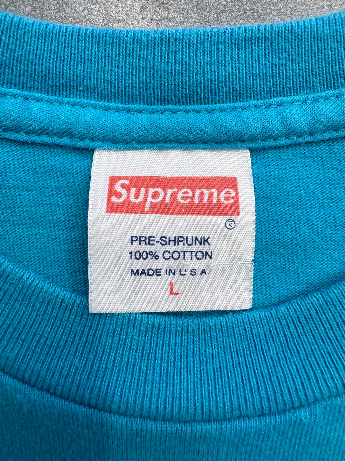 2006 SUPREME BLING TEAL BOX LOGO