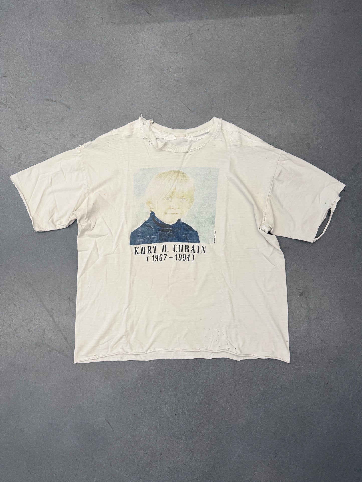 1994 KURT D. COBAIN BABY MEMORIAL TEE (PULLED TAG)