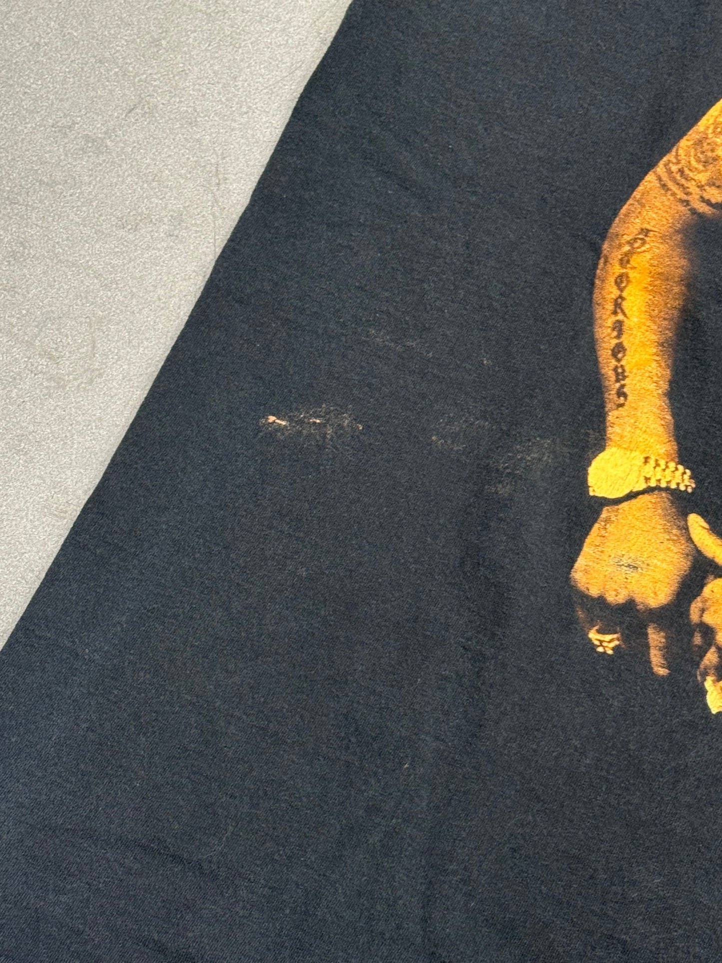 1997 AFENI SHAKUR TUPAC "STOP THE VIOLENCE" TEE (JERZEES TAG)