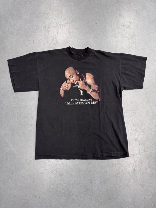 90'S TUPAC SHAKUR'S "ALL EYEZ ON ME" BOOTLEG TEE (PULLED TAG)