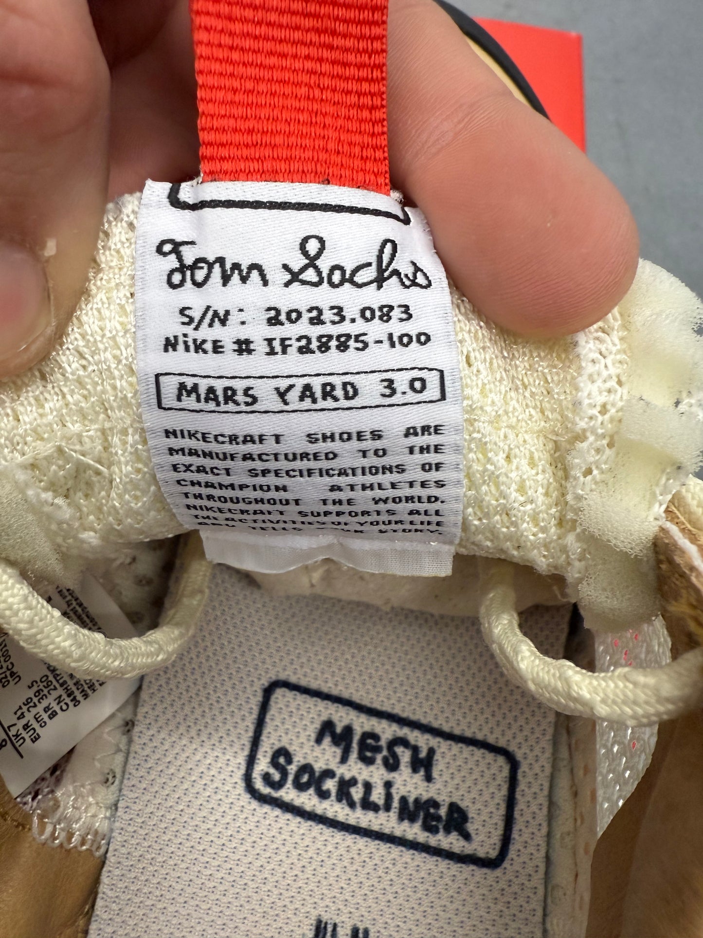 2025 SIZE 8 NIKECRAFT MARS YARD SHOE 3.0 TOM SACHS SPACE CAMP