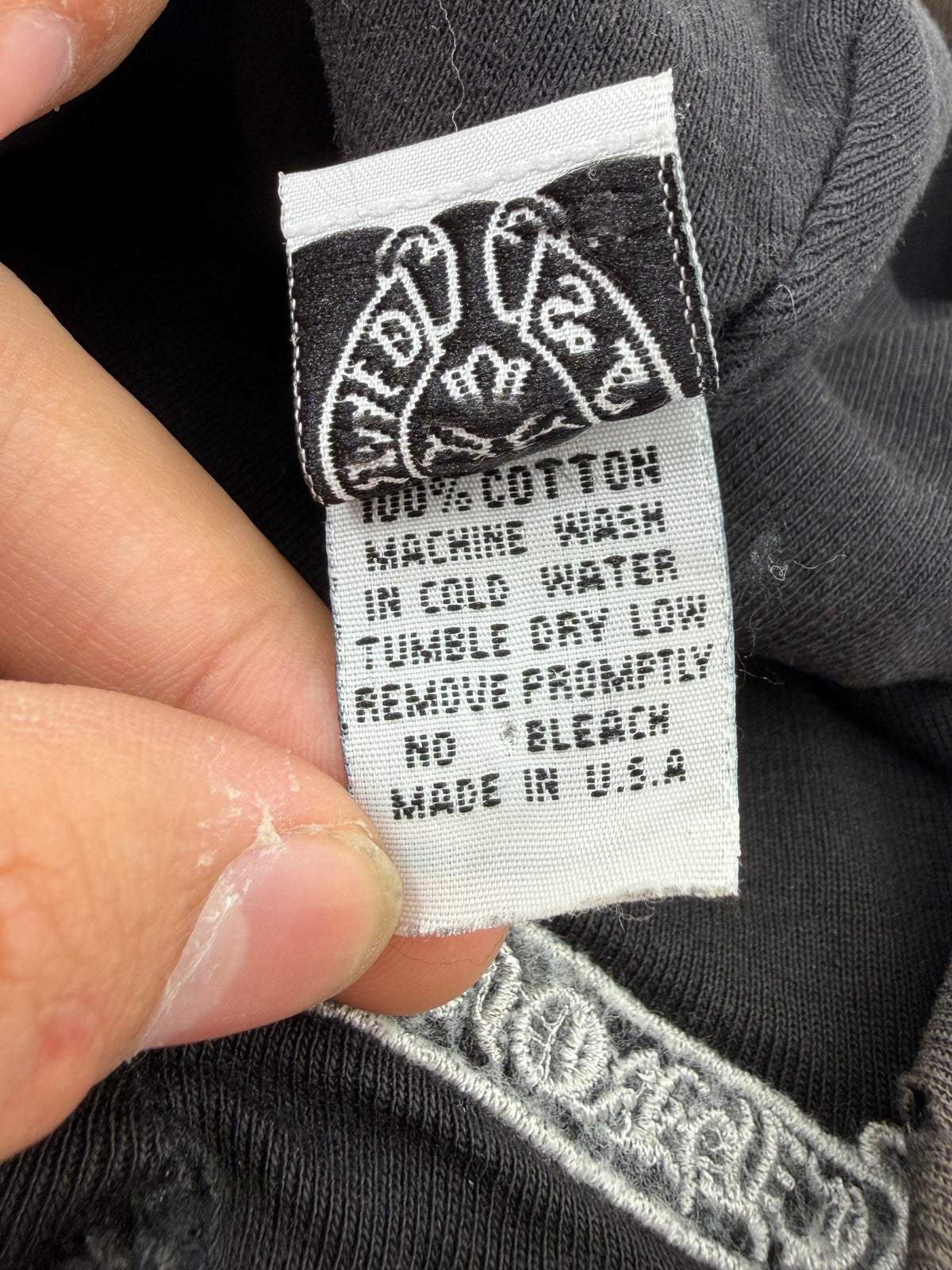 OLDER CHROME HEARTS THIN CROSS THERMAL WAFFLE BEANIE - FADED