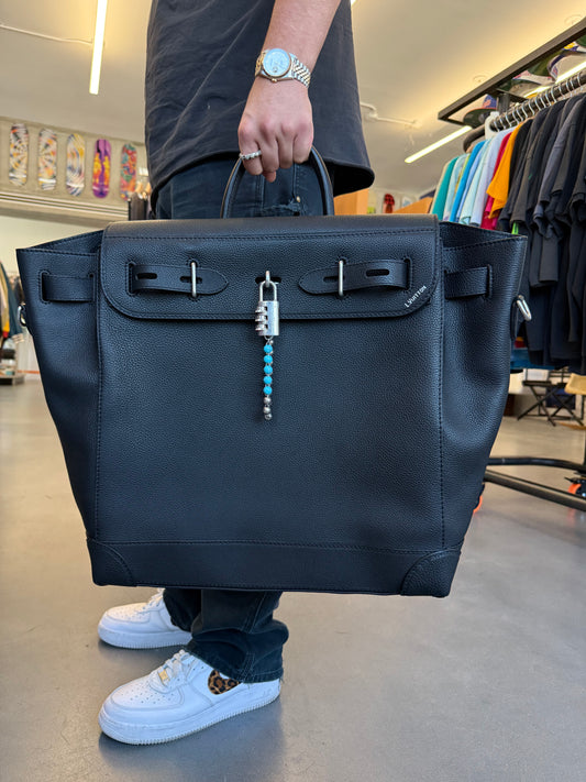 2024 LOUIS VUITTON STEAMER 40 BLACK LEATHER