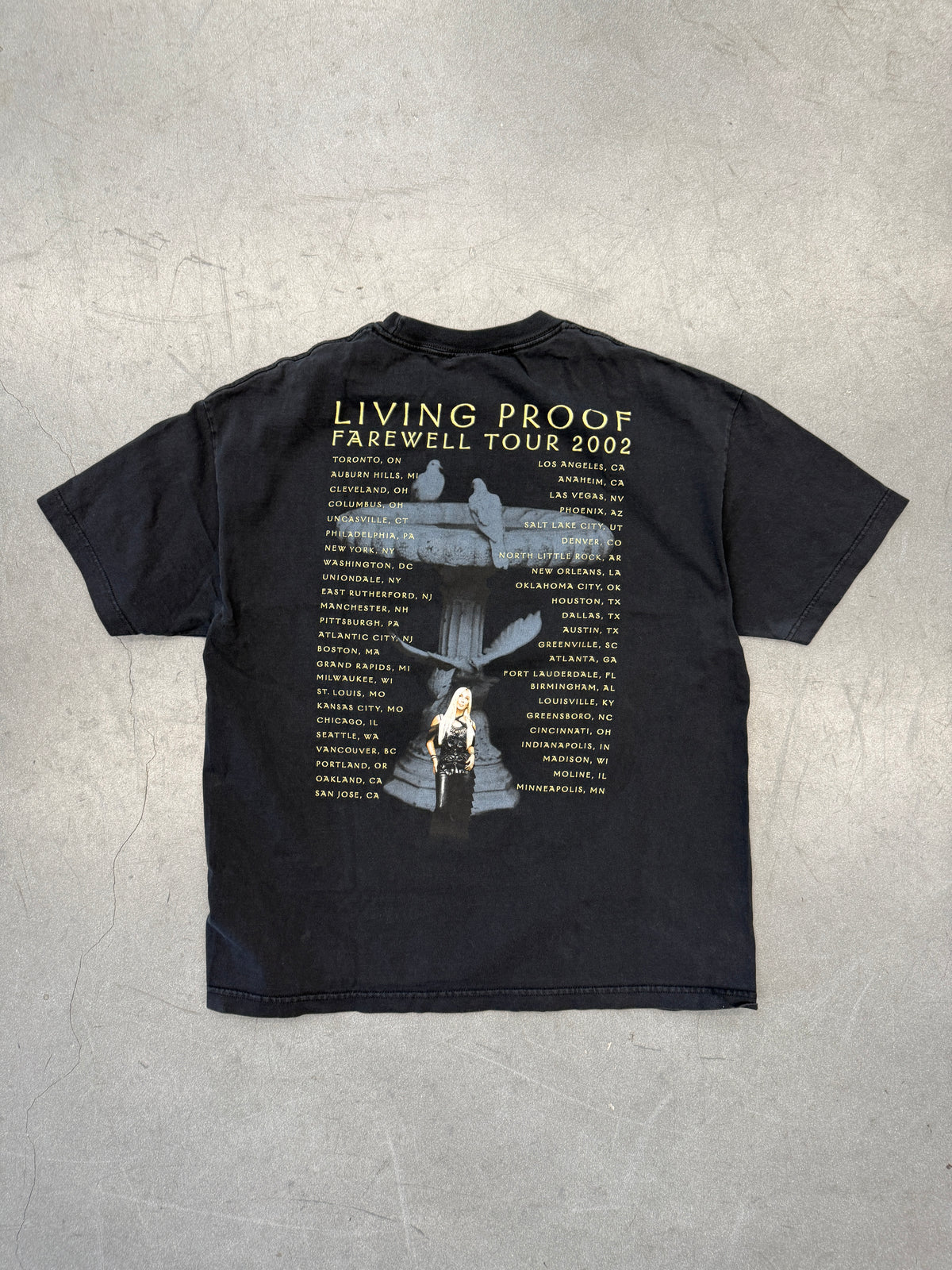 2002 CHER LIVING PROOF FAREWELL TOUR TEE (AAA TAG)