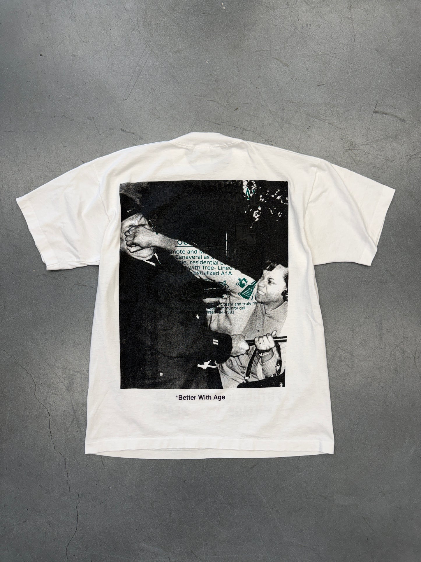 BETTER WITH AGE FUCK THE SYSTEM TEE