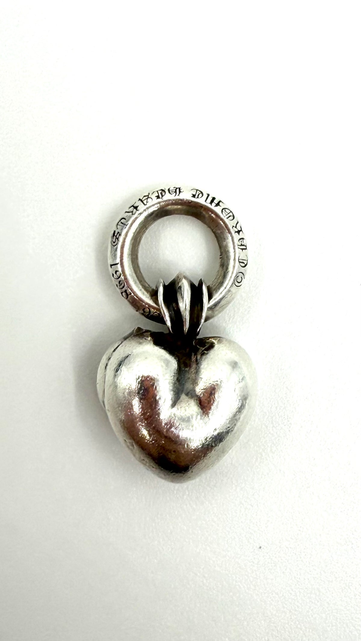 CHROME HEARTS SMALL HEART SILVER PENDANT