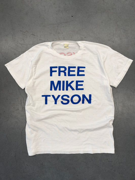 90S FREE MIKE TYSON DOUBLE SIDED TEE  (SCREEN STARS TAG)