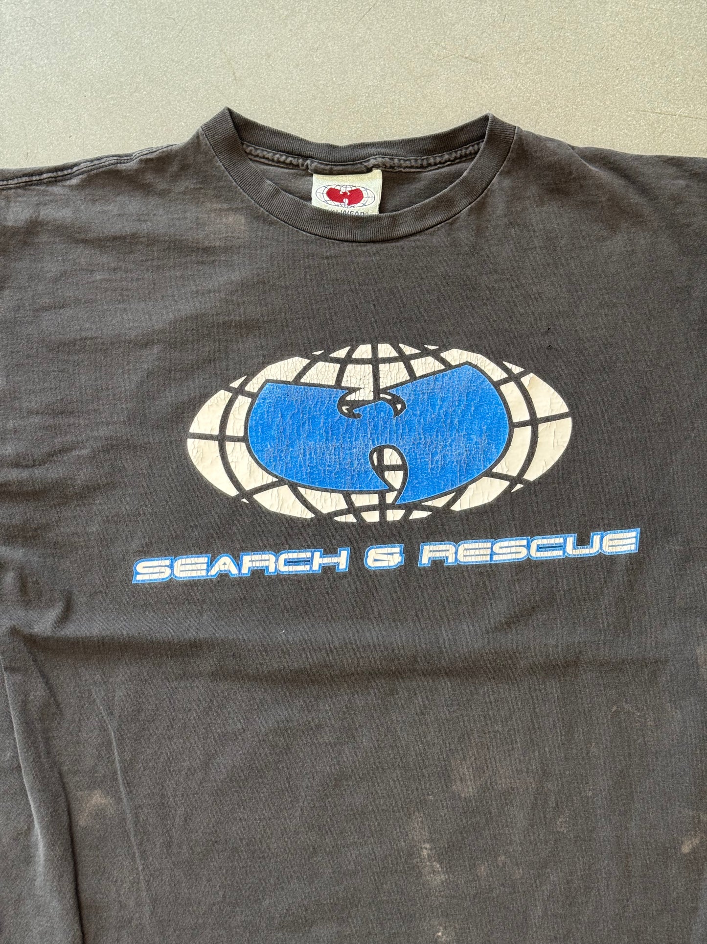 90S WU-TANG SEARCH & RESCUE TEE (WU-WEAR TAG)
