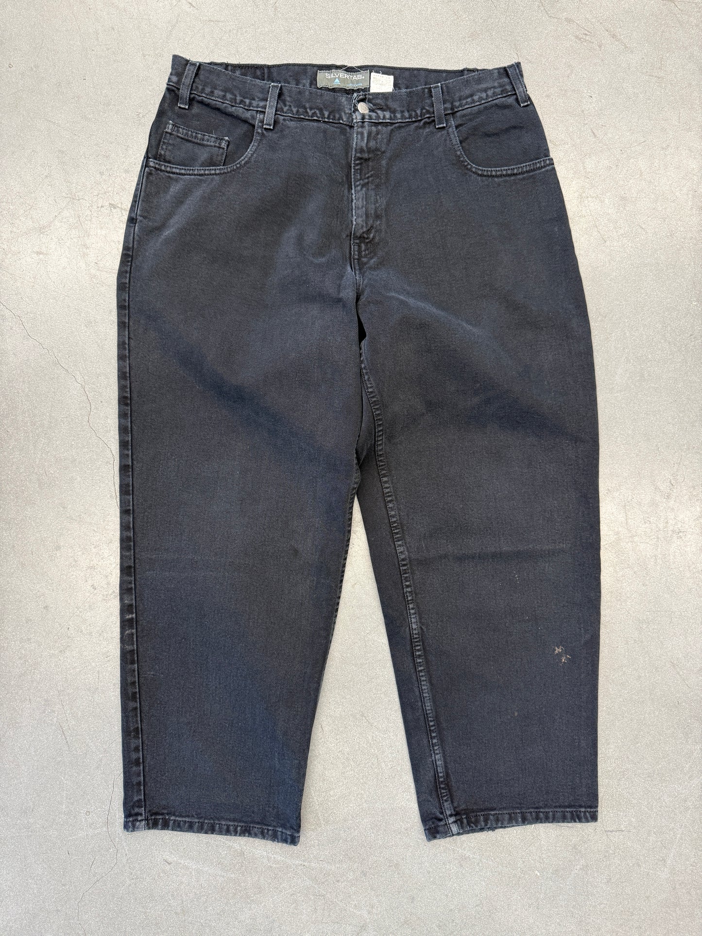 90S LEVIS SILVERTAB BAGGY FIT JEANS (36X30) - BLACK
