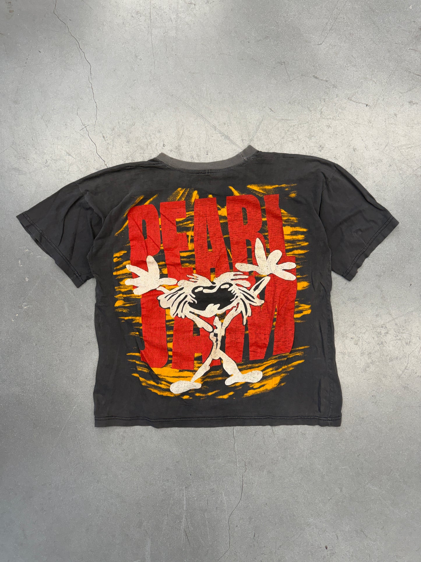 90S PEARL JAM ALIVE EURO BOOTLEG AOP TEE (PULLED TAG)