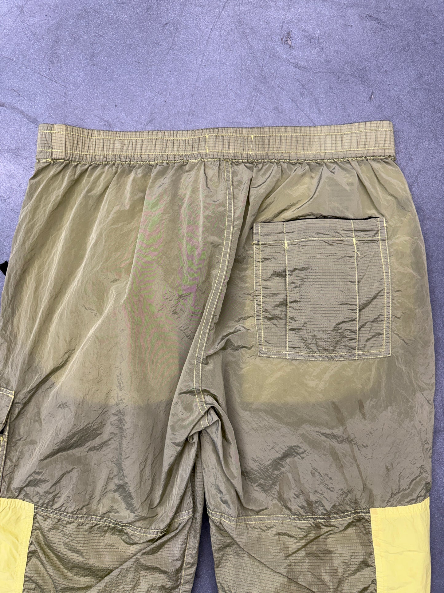 STONE ISLAND ECONYL NYLON METAL PANTS