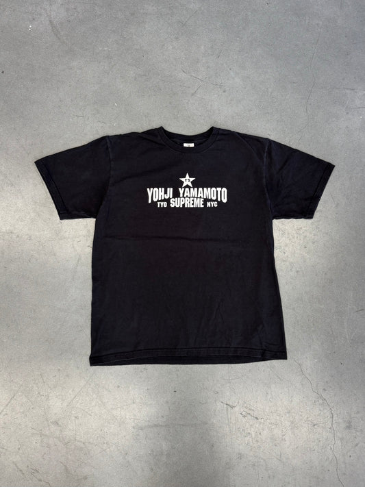 FW25 SUPREME Y'S BY YOHJI YAMAMOTO STAR TEE - BLACK