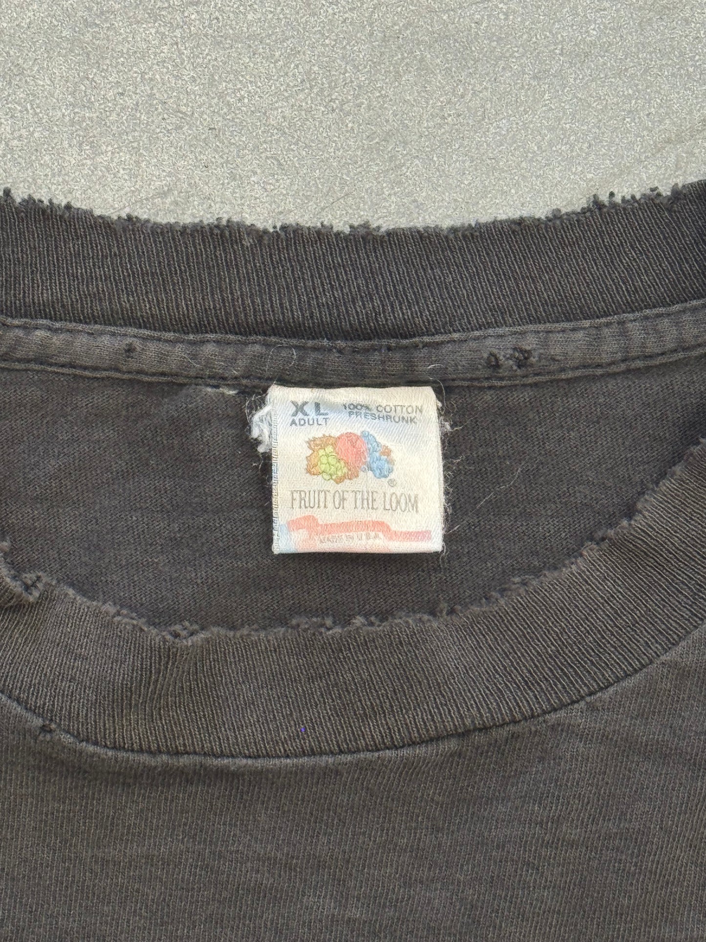 1993 MTV BEAVIS AND BUTT-HEAD SCREAMING FACES FADED TEE (FOTL TAG)