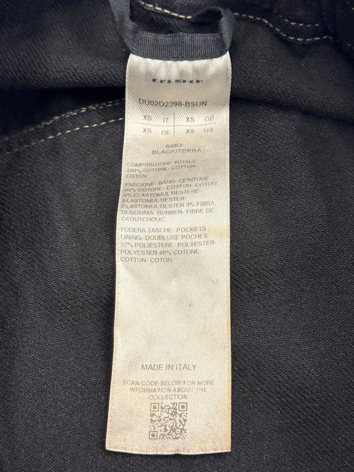 FW24 RICK OWENS DRKSHDW 'PORTERVILLE' DOUBLE CARGO DENIM JUMBO BELAS - BLACK/TERRA SUN