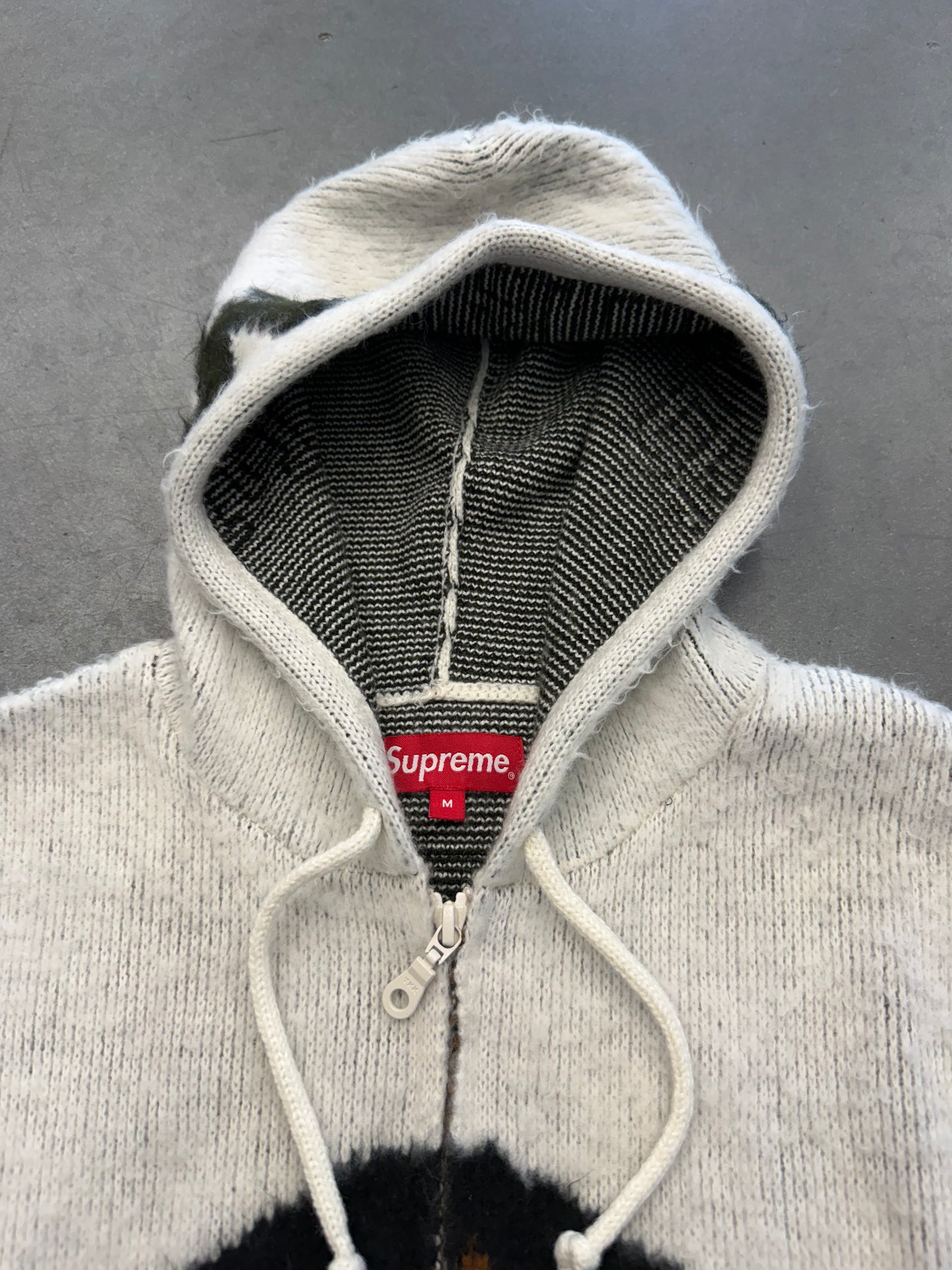 SS21 SUPREME CHE HOODED ZIP UP SWEATER