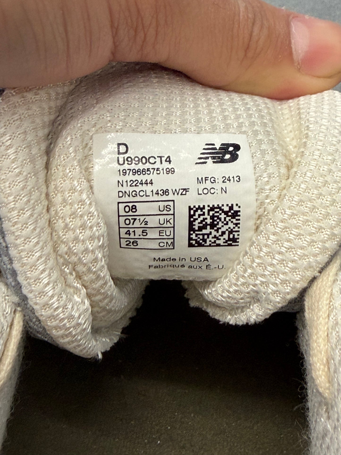 2024 NEW BALANCE 990V4 MIUSA AIME LEON DORE TRUE CAMO (W/O BOX)