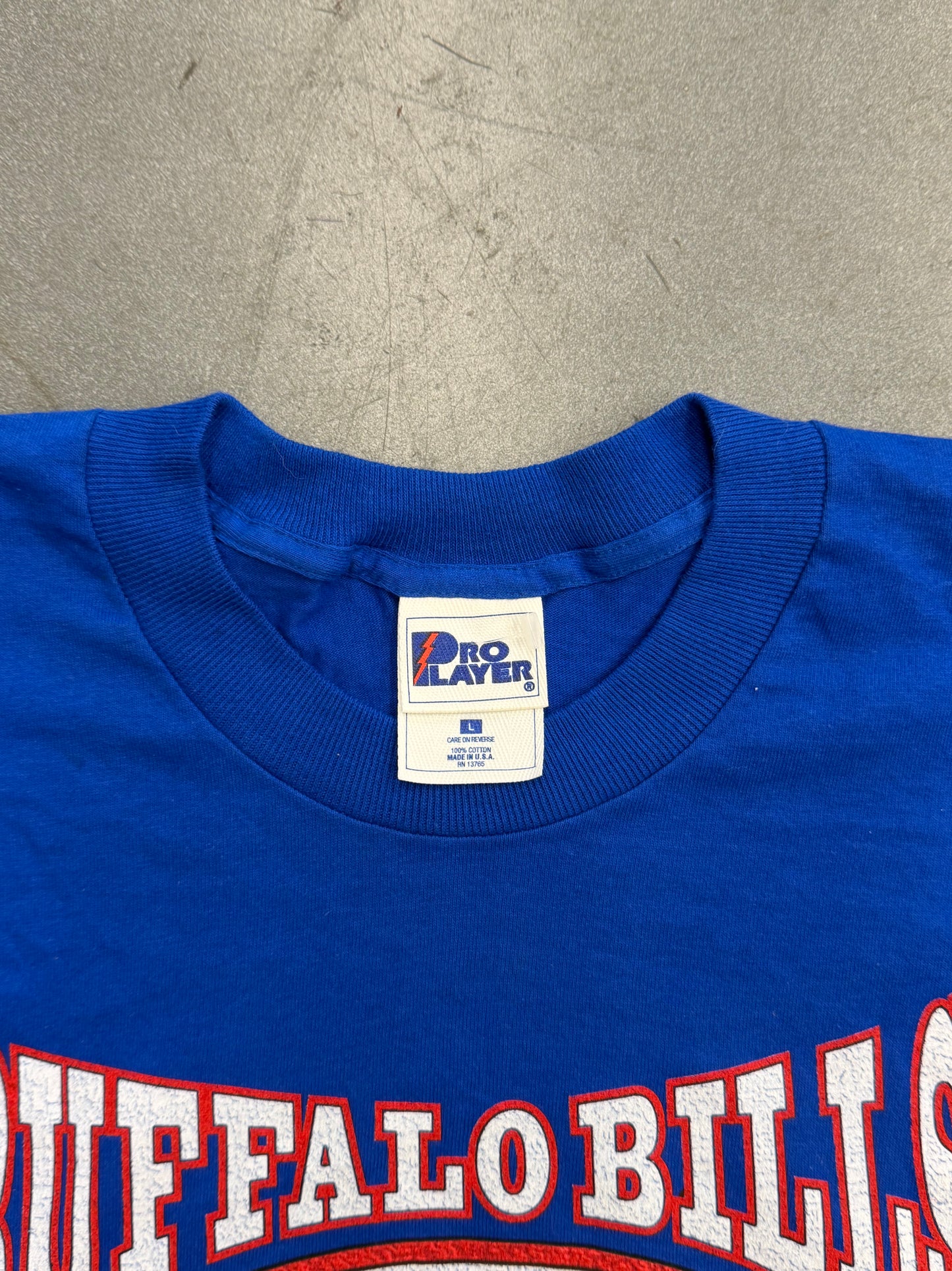 1995 BUFFALO BILLS EASTERN AFC DIVISION HELMET TEE (PRO PLAYER TAG)