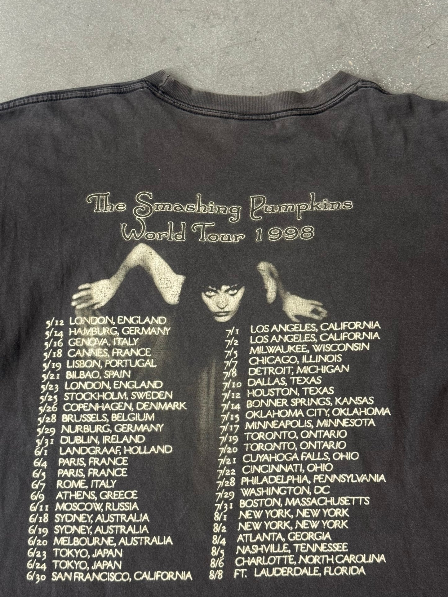 1998 THE SMASHING PUMPKINS ADORE ALBUM TEE (GIANT TAG)