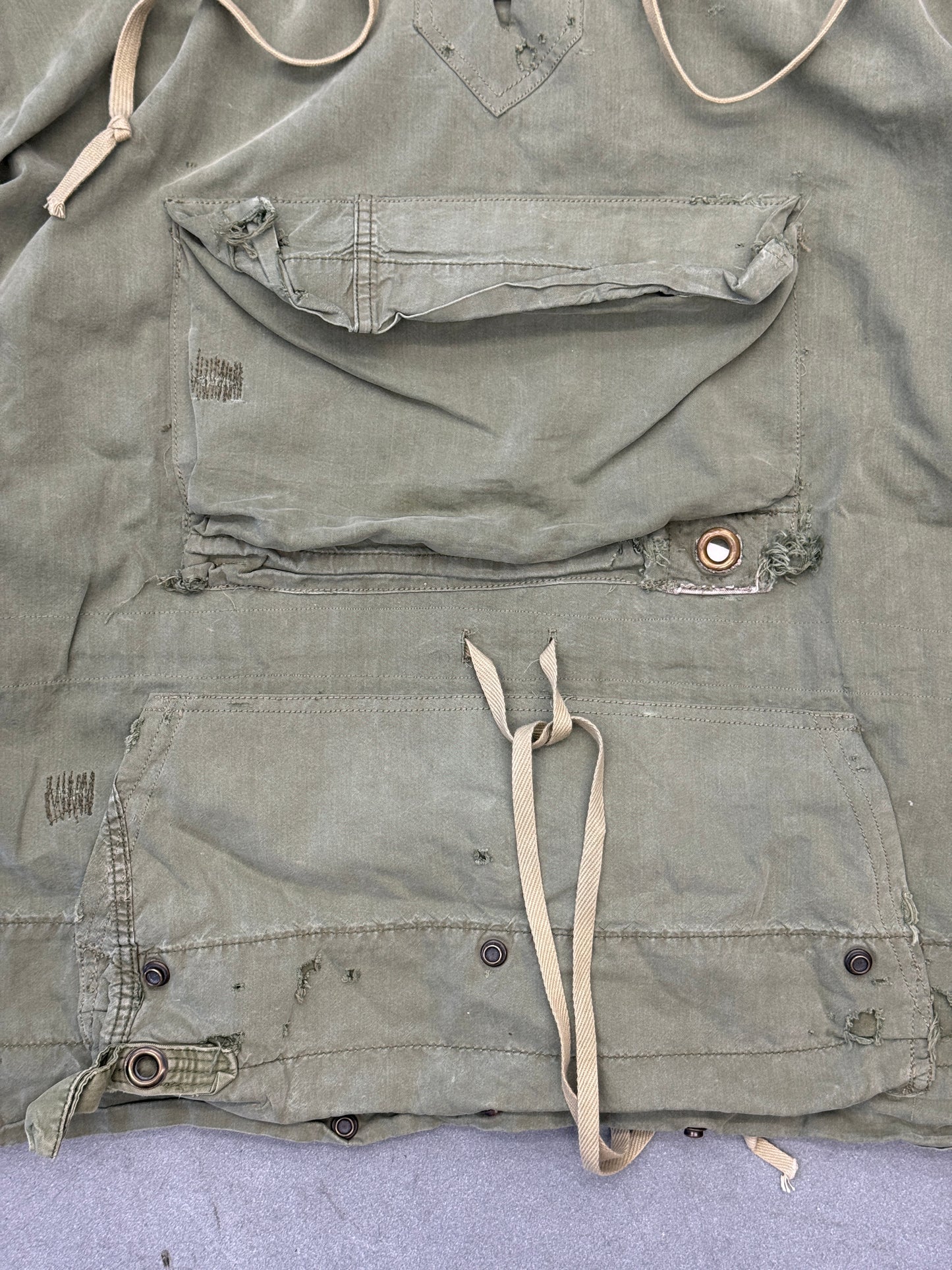GREG LAUREN 1/1 VINTAGE ARMY TENT PARKA