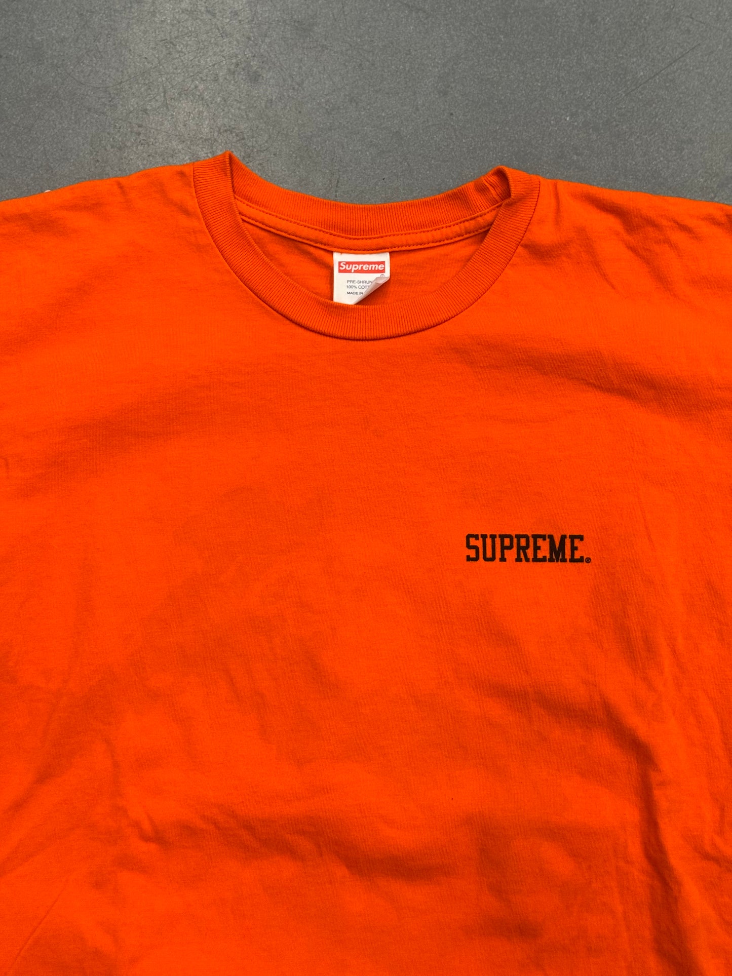 SS20 SUPREME AUTOMOBILI LAMBORGHINI TEE - ORANGE