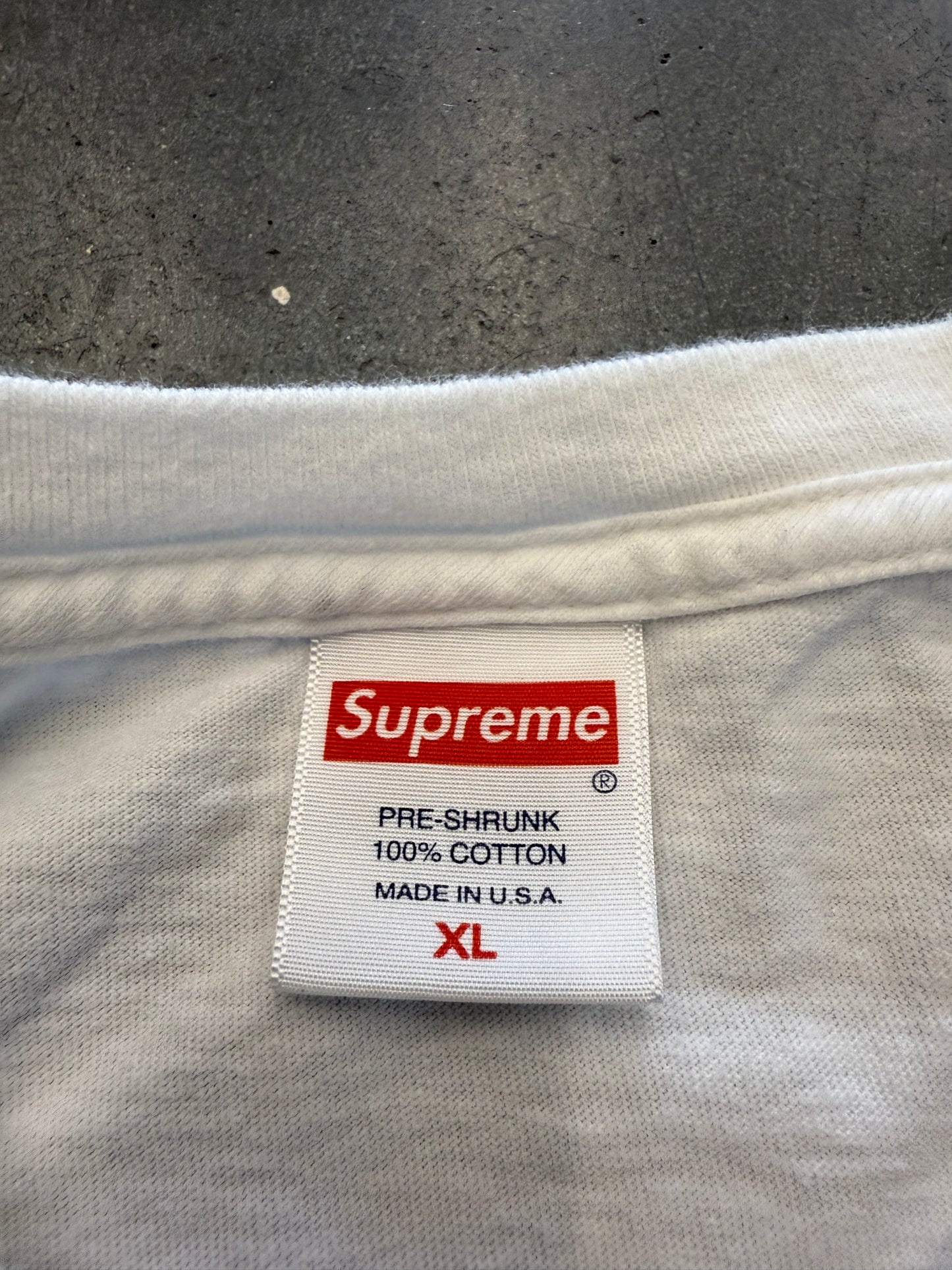 SS18 SUPREME PRODIGY TEE WHITE XL