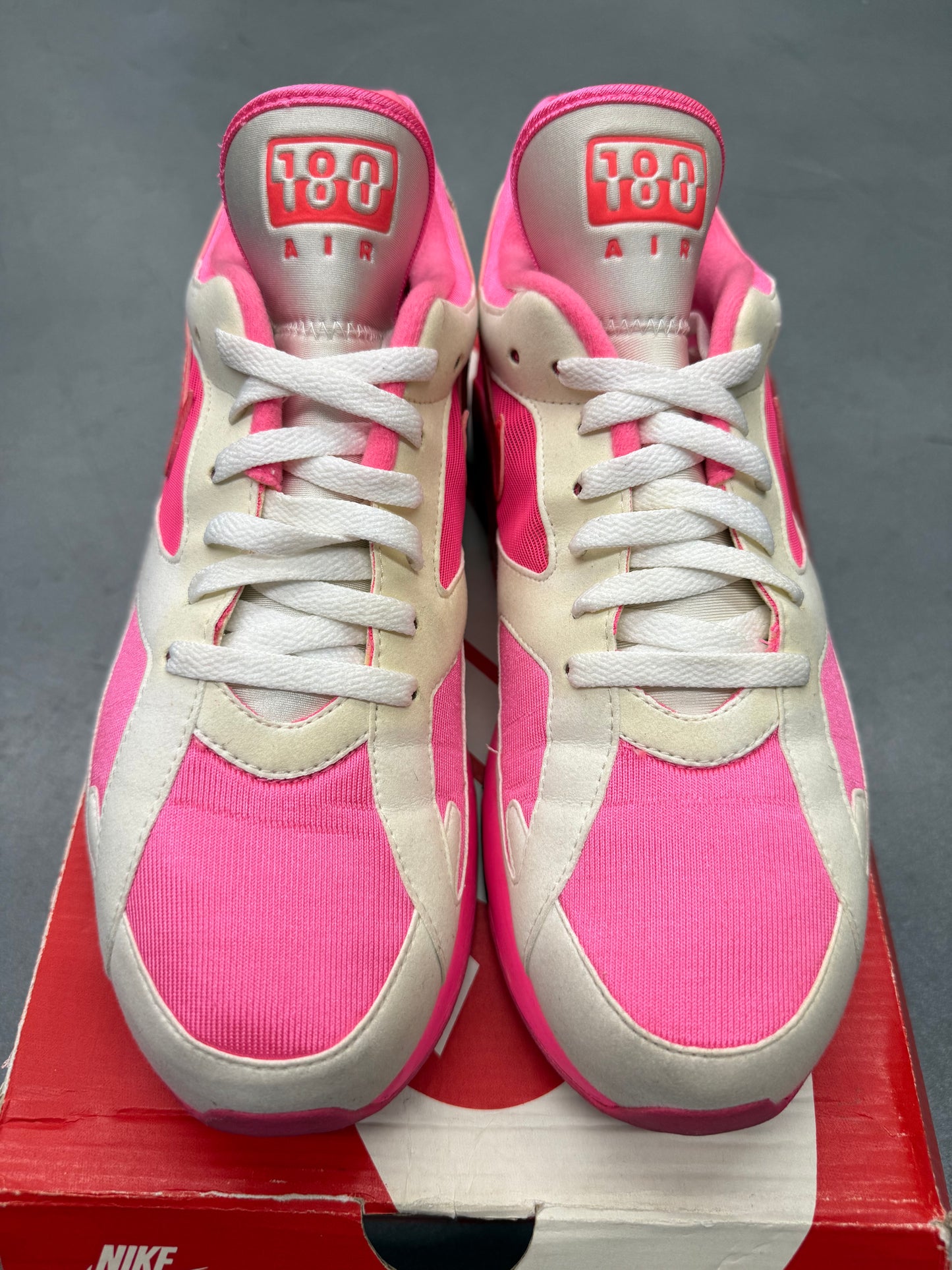 2018 SIZE 11 NIKE AIR MAX 180 CDG - WHITE/PINK