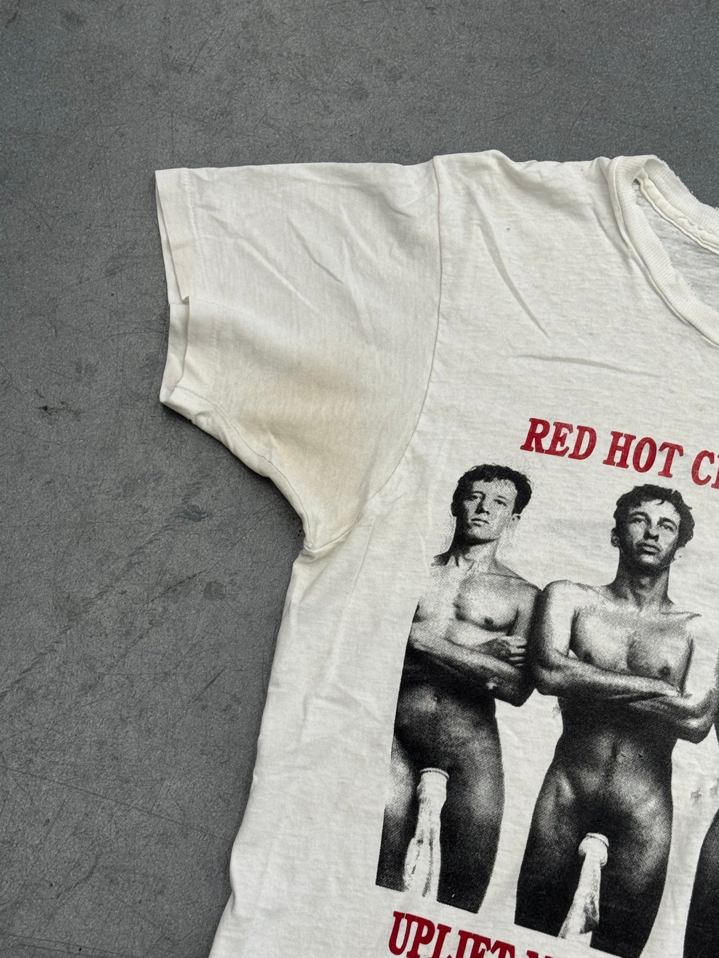 VINTAGE RED HOT CHILI PEPPERS UPLIFT MOFO PARTY PLAN TEE (HANES TAG)