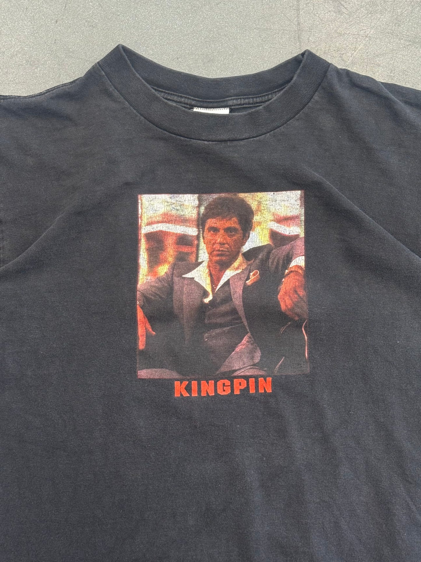 90S SCARFACE "KINGPIN" TEE (POOH TAG)