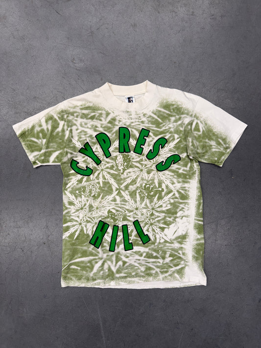 90S CYPRESS HILL MARIJUANA WEED LEAF AOP TEE (GEM TAG)