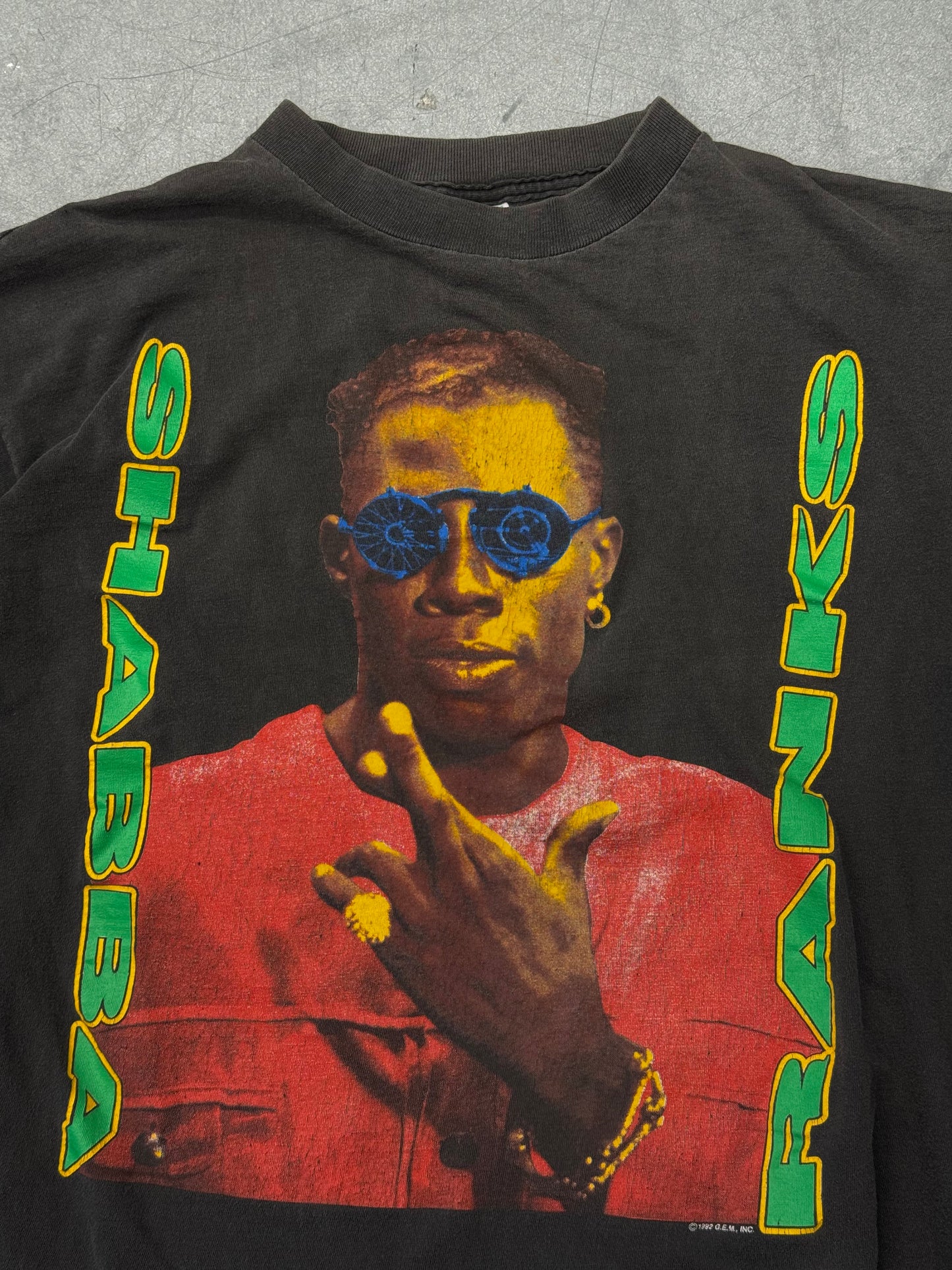 1992 SHABBA RANKS NUFF RESPECT TEE (HORIZON TAG)