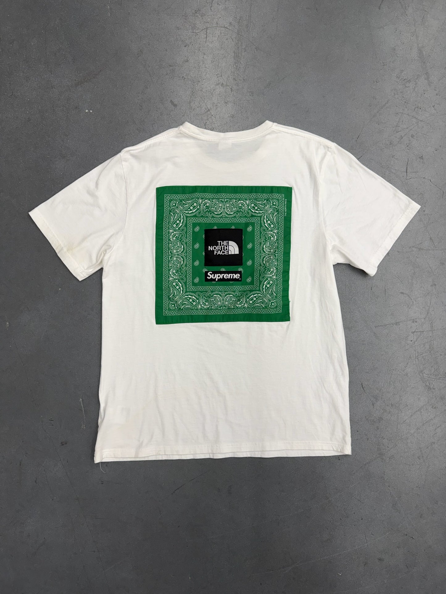 SS22 SUPREME THE NORTH FACE BANDANA TEE - WHITE