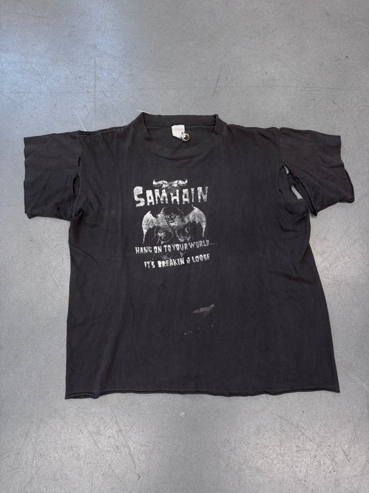 80'S SAMHAIN HANG ON TO YOUR WORLD.... IT'S BREAKING LOOSE (SHORT HILLS TAG)