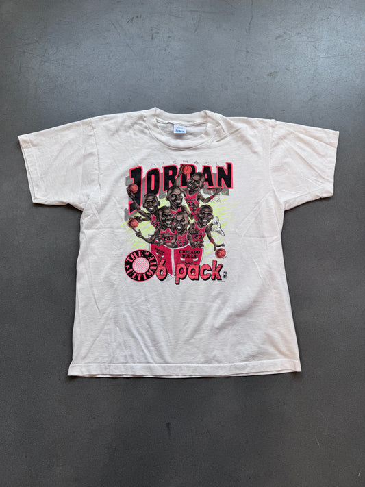 90'S MICHAEL JORDAN 6 PACK CHICAGO BULLS NBA TEE (SALEM SPORTSWEAR TAG)