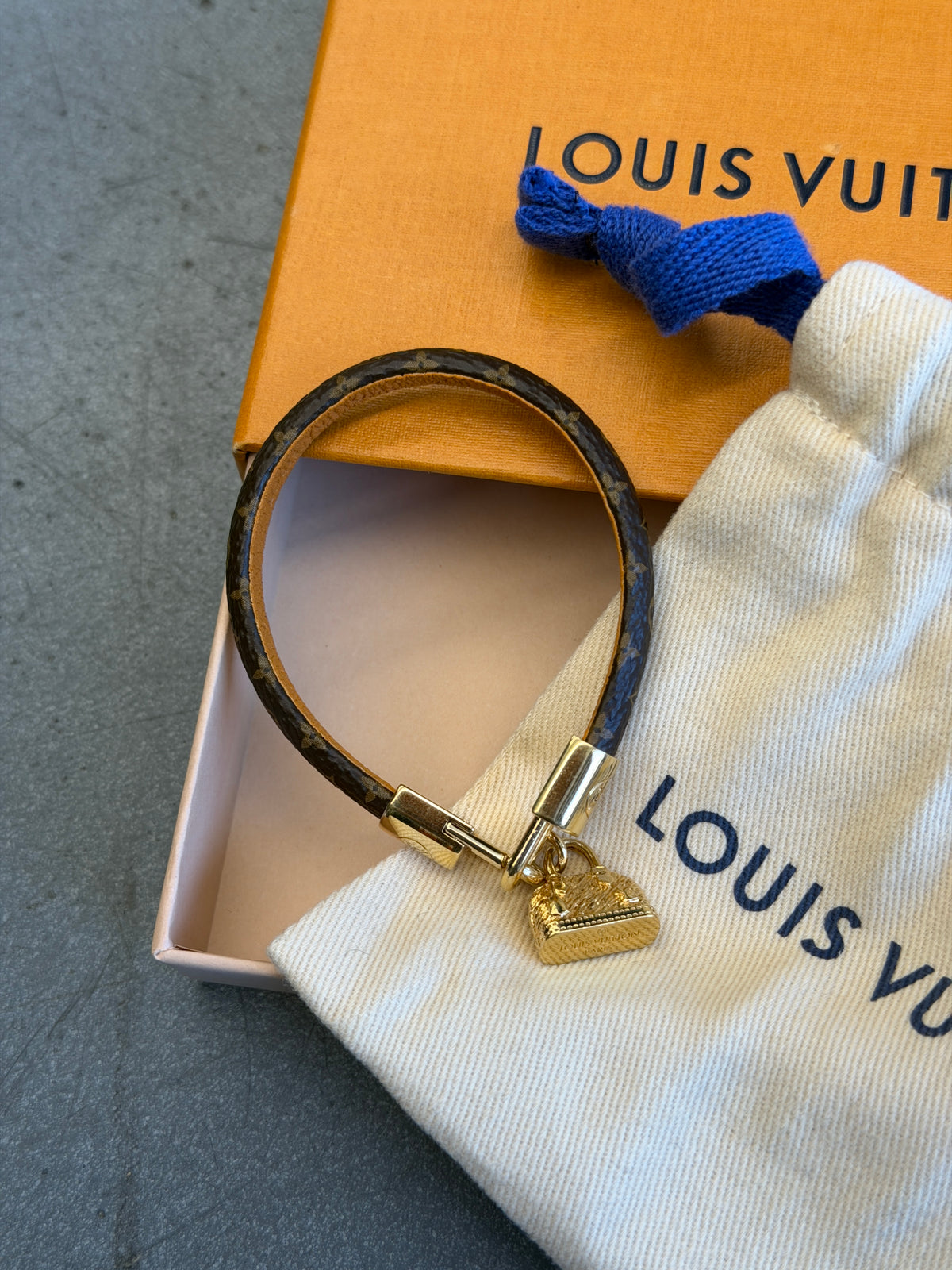 LOUIS VUITTON MONOGRAM ALMA BAG CHARM BRACELET