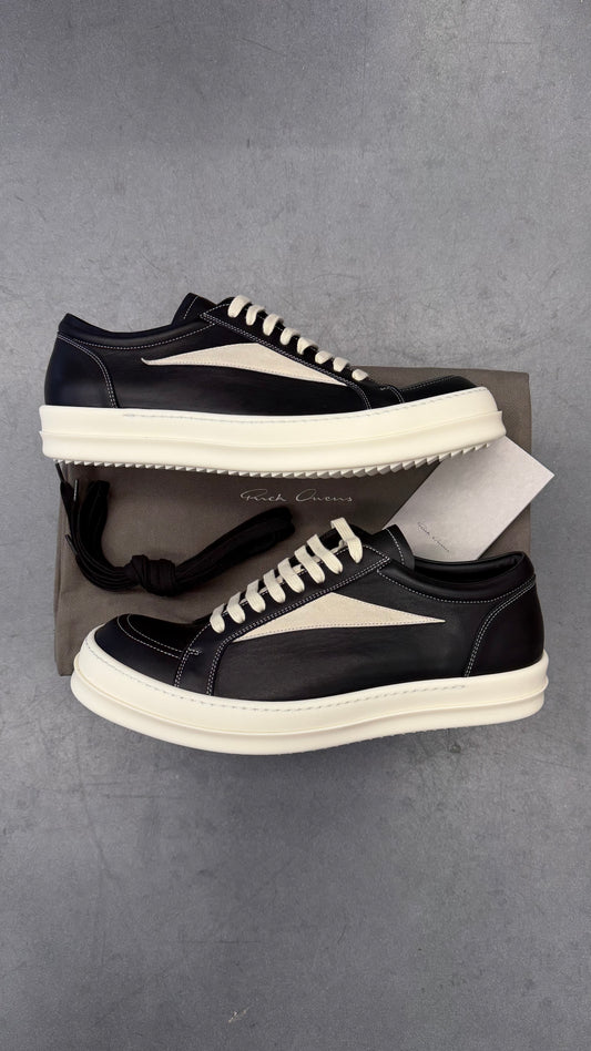RICK OWENS VINTAGE SNEAKS - BLACK/MILK/MILK