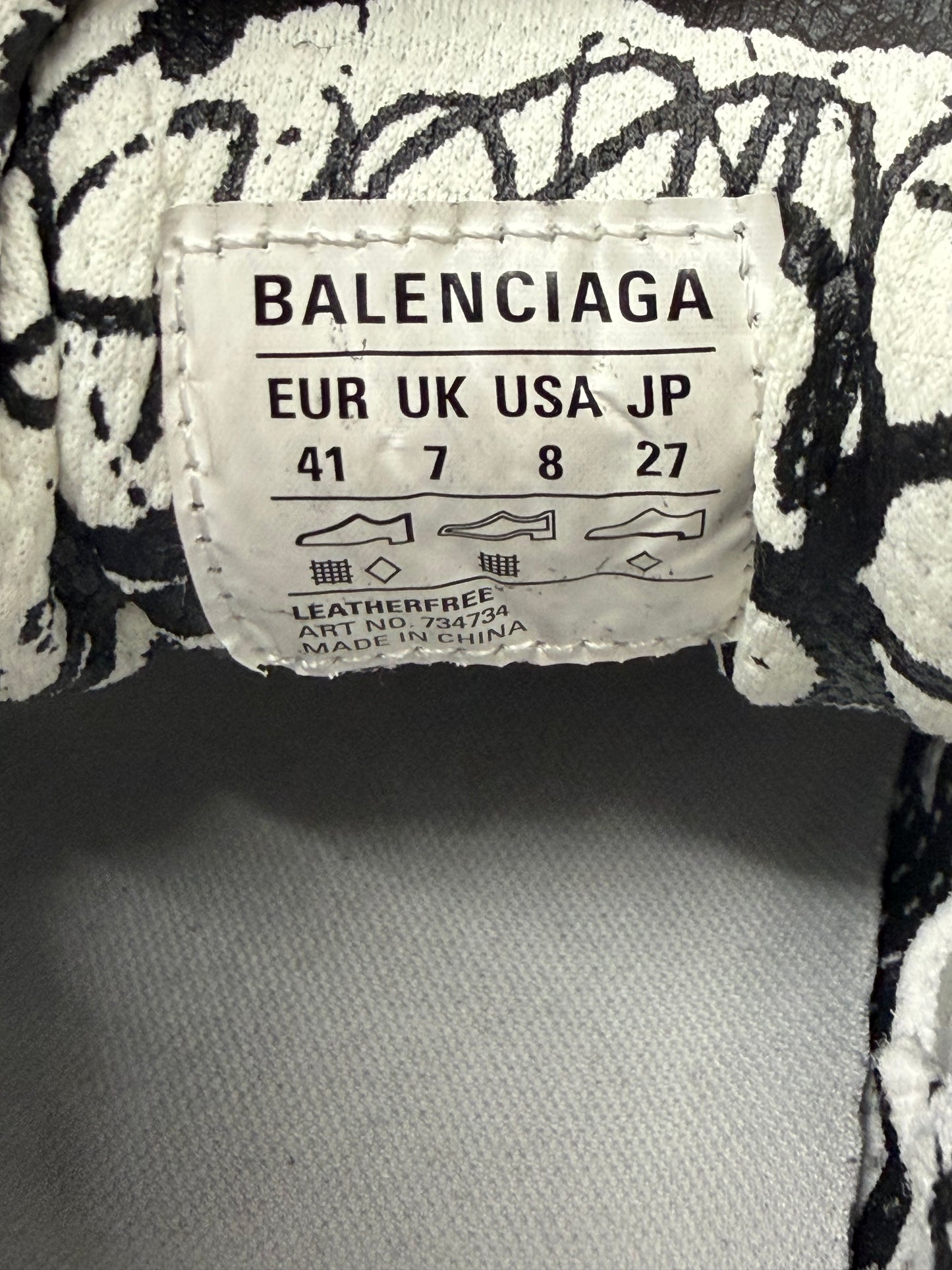 BALENCIAGA 3XL SNEAKER EXTREME GRAFFITI (W/ BOX)