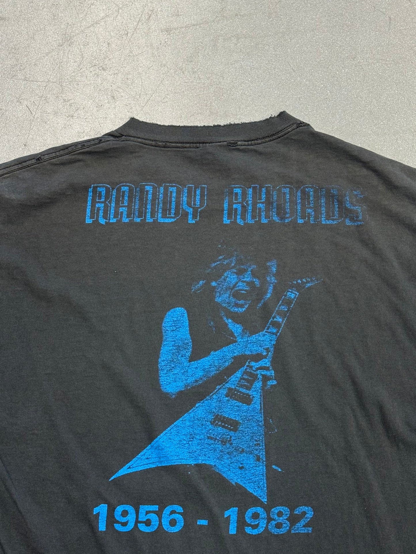 90S RANDY RHOADS 1956-1982 PORTRAIT TEE (PULLED TAG)
