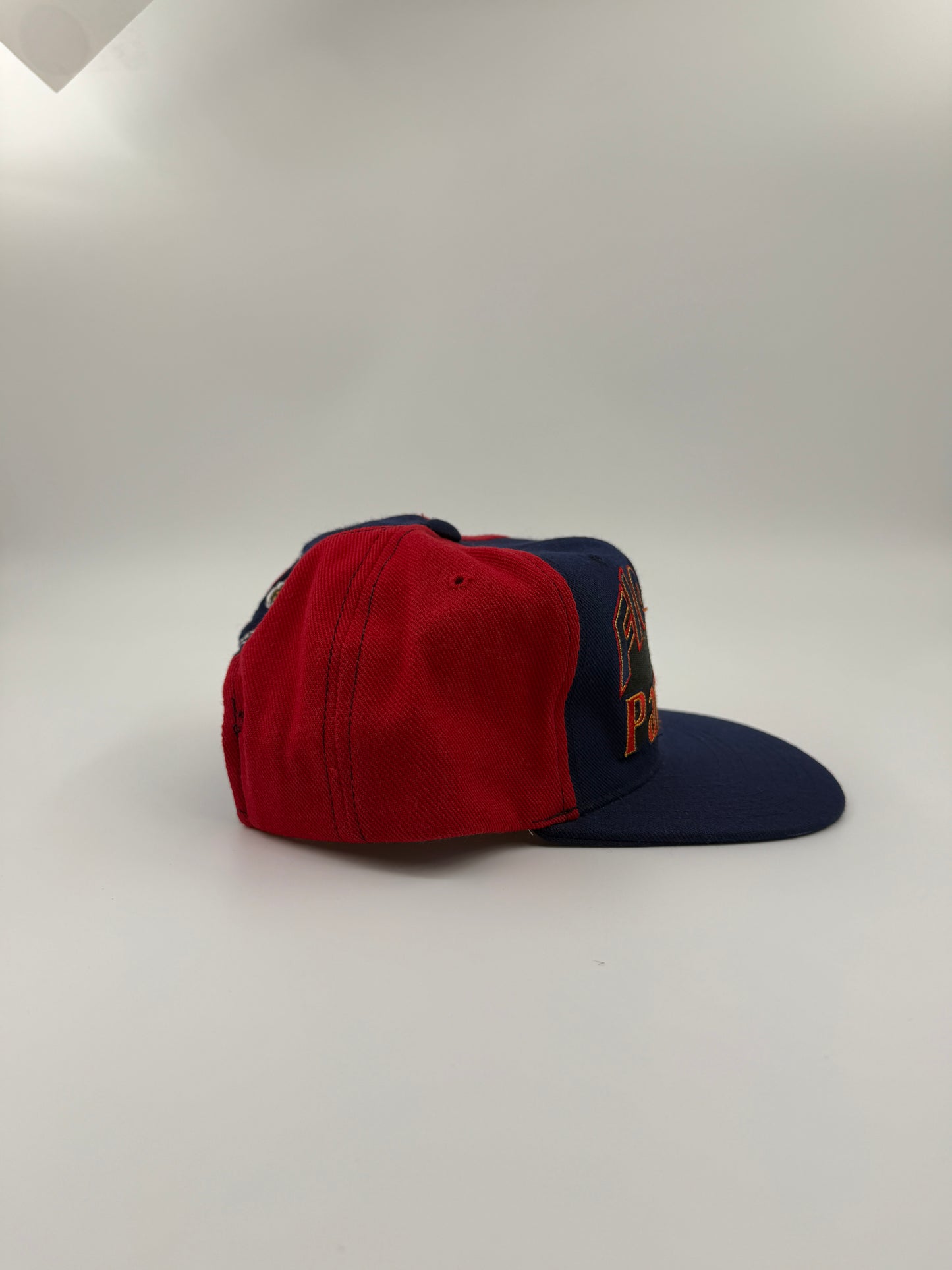 90'S AJD FLORIDA PANTHERS STITCHED OUTLINE LOGO SNAPBACK (RED/NAVY) (AJD TAG) (NWT)