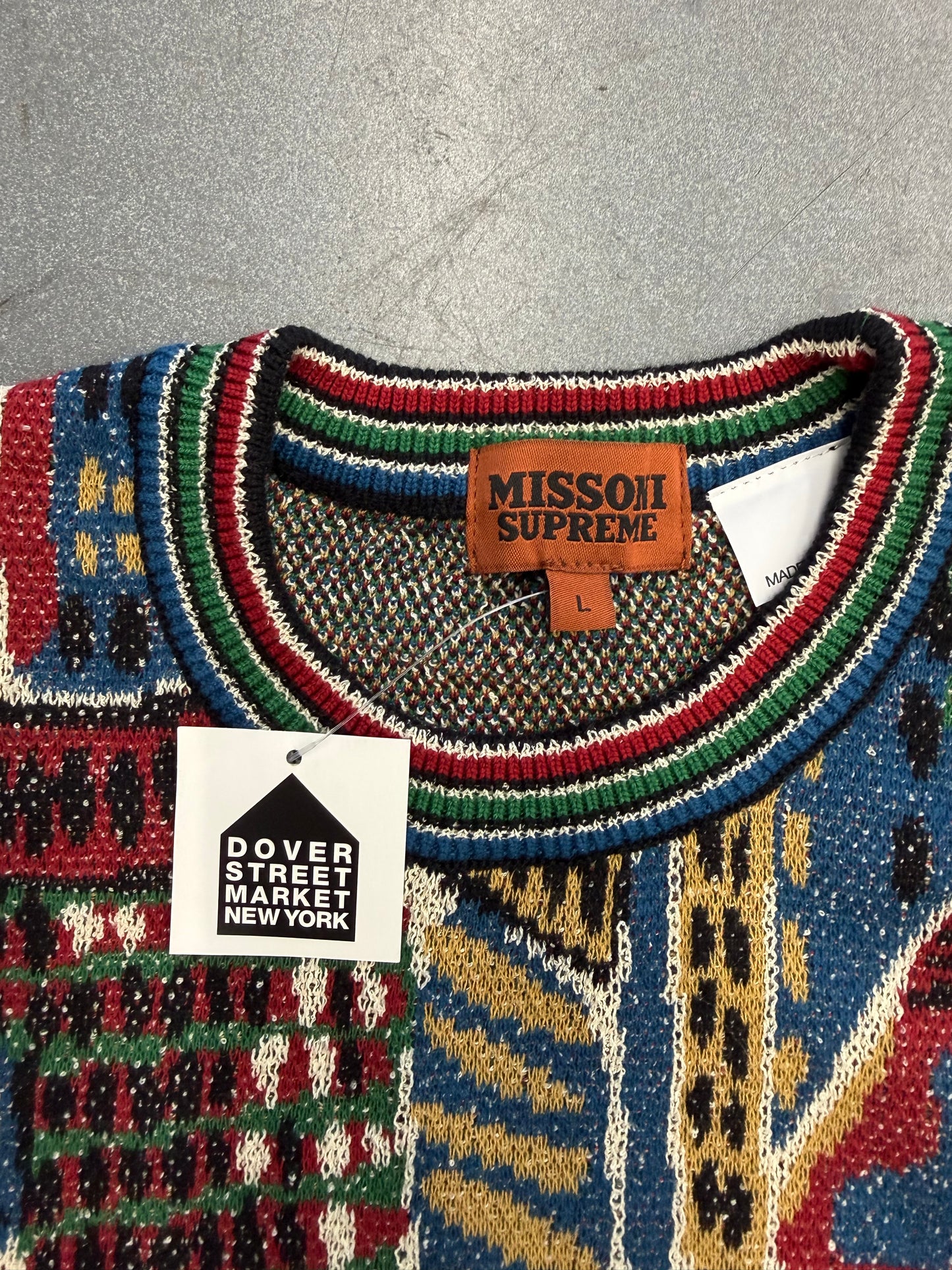 FW21 SUPREME MISSONI SWEATER