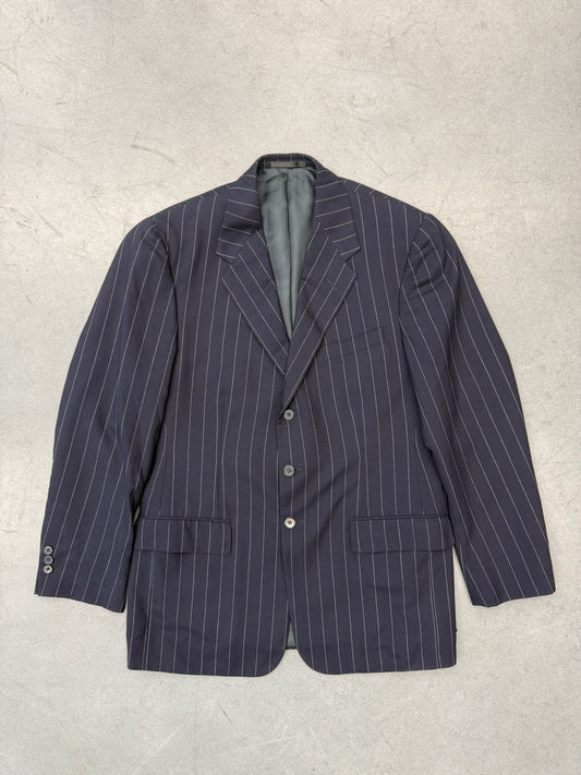RALPH LAUREN PURPLE LABEL WOOL PINSTRIPE BLAZER