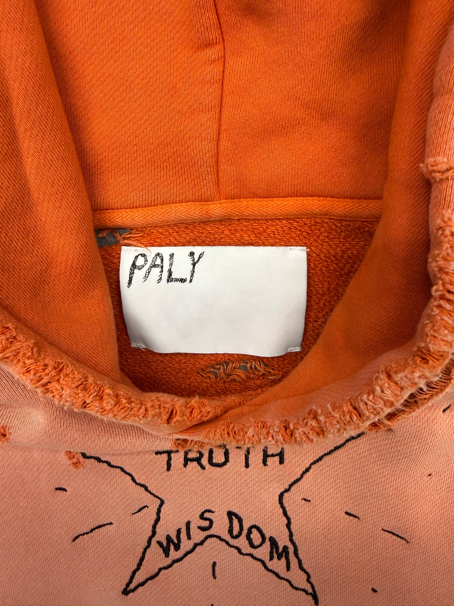 PALY SDDN WSDM HOODED SWEATSHIRT - ORANGE