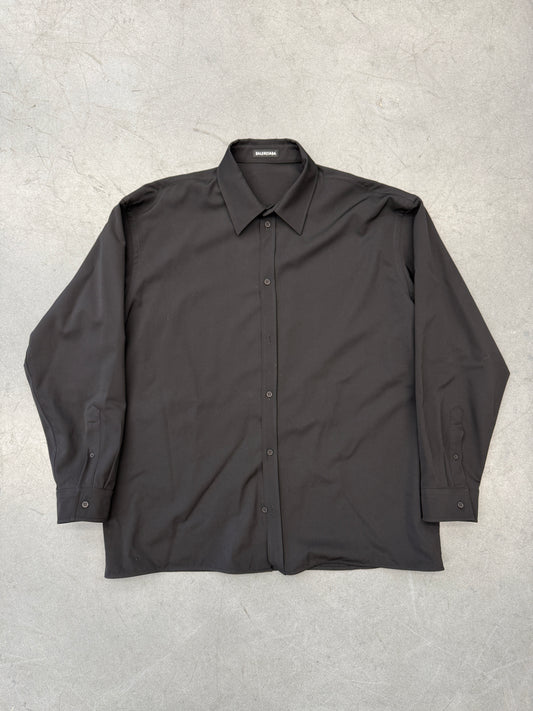 BALENCIAGA OVERSIZED BUTTON UP LONG SLEEVE
