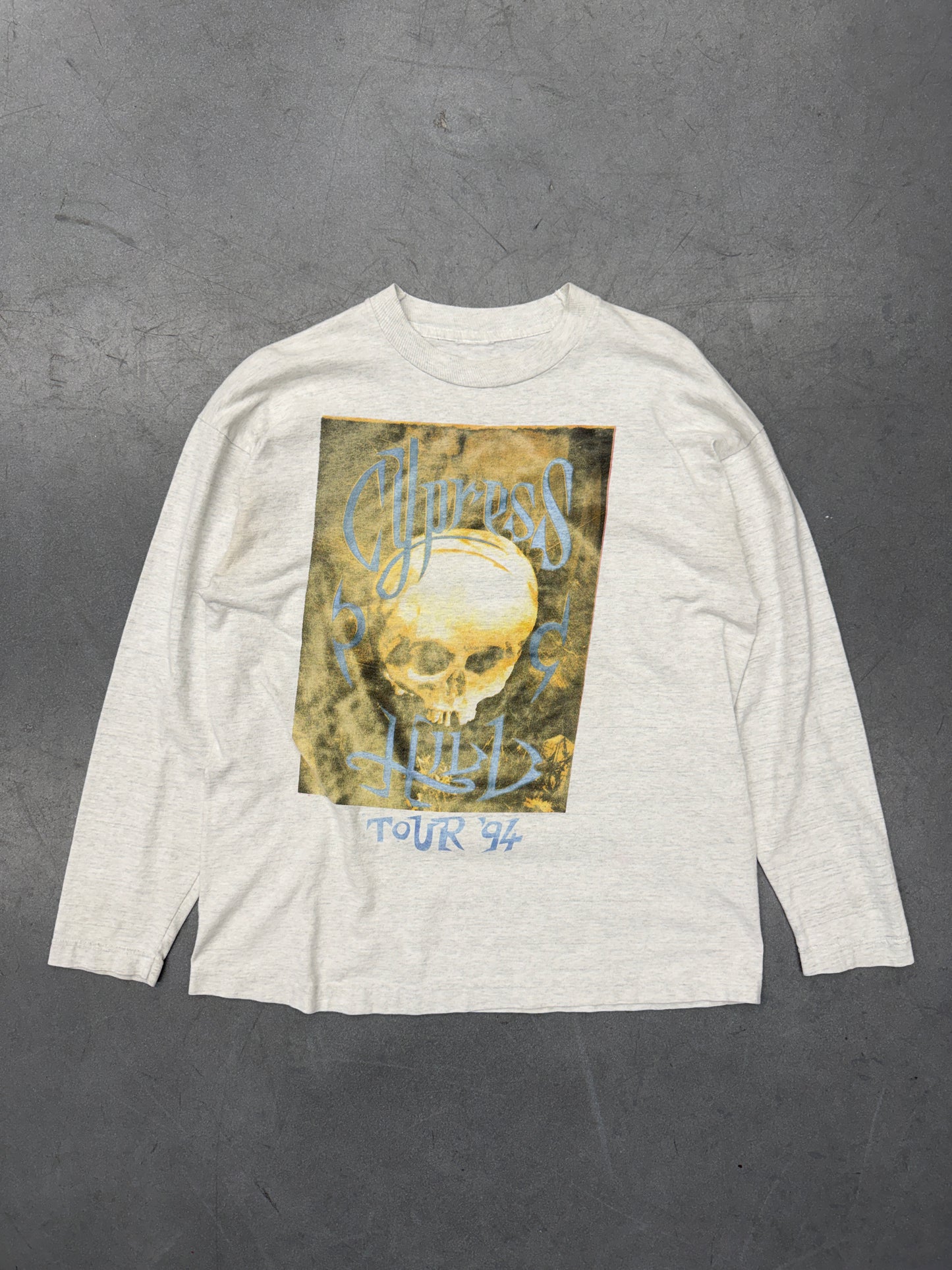 1994 CYPRESS HILLS SKELETON WEED PLANT L/S TEE (PULLED TAG)